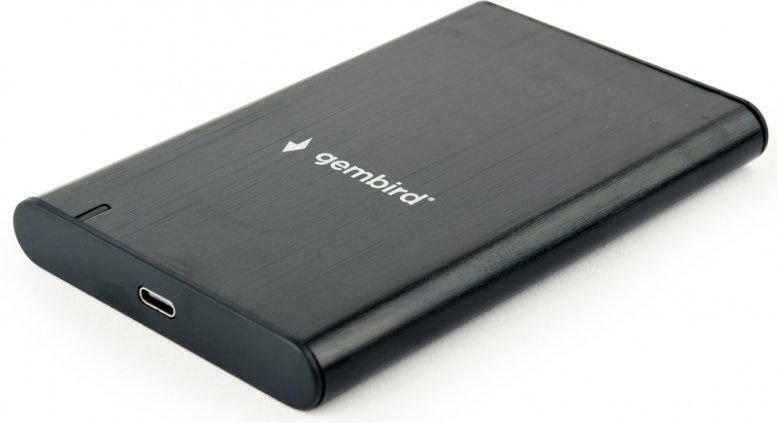 Gembird EE2-U3S-6 / 2.5" SATA HDD/SSD 9.5 mm External Case Type-C / Black