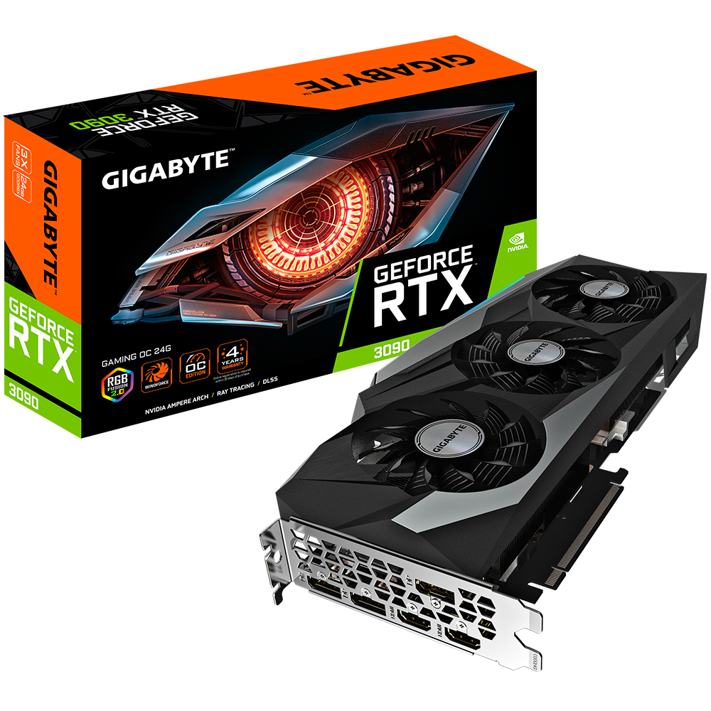 GIGABYTE GeForce RTX 3090 24GB GDDR6X Gaming OC 384bit / GV-N3090GAMING OC-24GD
