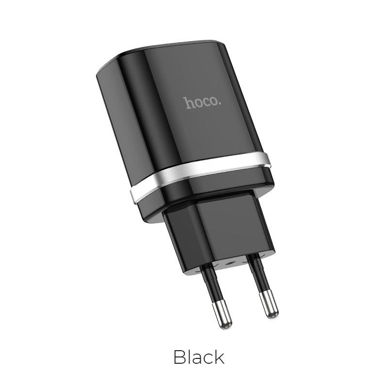 Hoco C12Q Smart QC3.0 charger set MicroUSB /