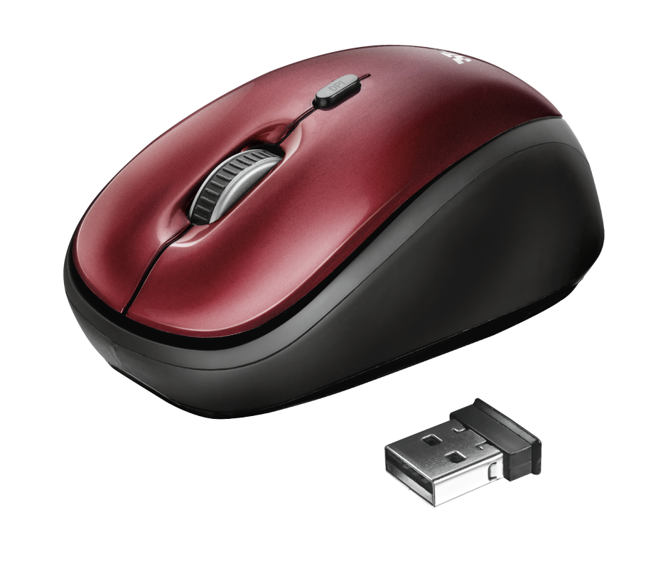 Trust Yvi Wireless Mouse / Red