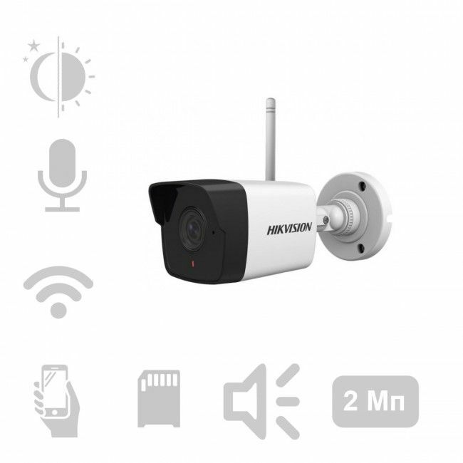 HIKVISION DS-2CV1021G0-IDW1 / 2Mpix 2.8mm Wi-Fi White