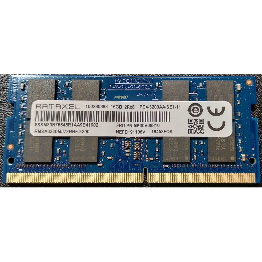 Ramaxel RMSA3320MJ78HAF-3200 8GB DDR4-3200 SODIMM
