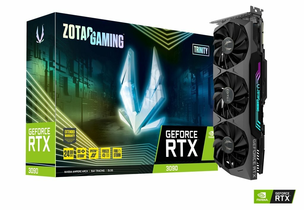 ZOTAC GeForce RTX 3090 Trinity 24GB GDDR6X 384bit / ZT-A30900D-10P