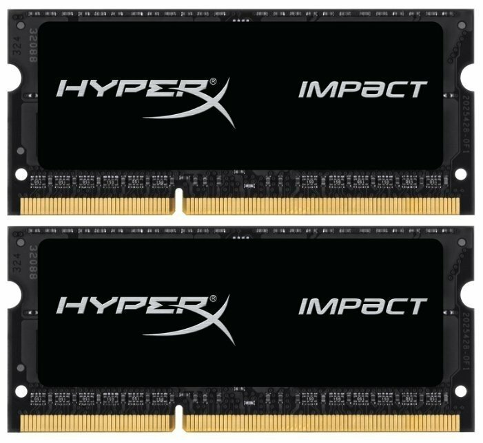 Kingston HyperX Impact HX318LS11IBK2/16 / 2x8GB DDR3L 1866 SODIMM