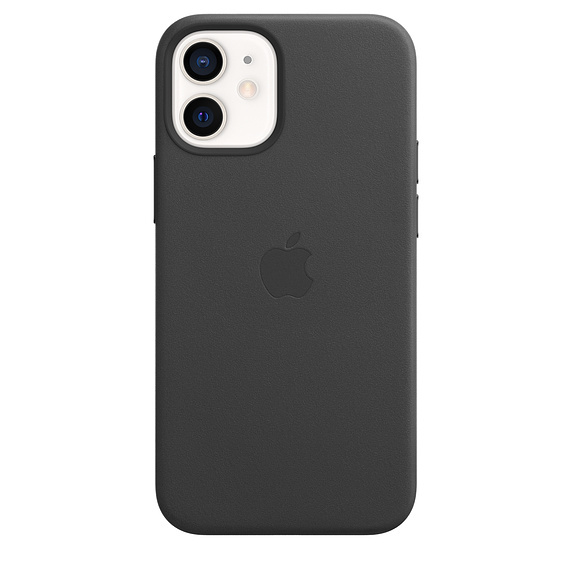 Apple Original iPhone 12 mini Leather Case with MagSafe / Black