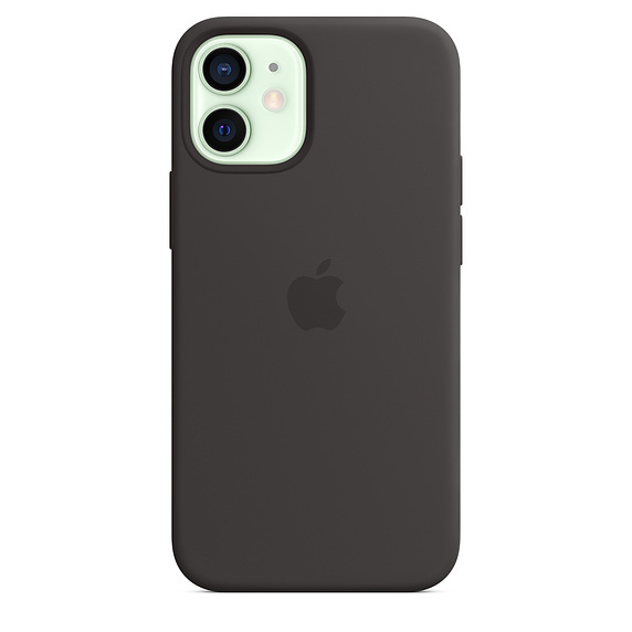 Apple Original iPhone 12 mini Silicone Case with MagSafe / Black