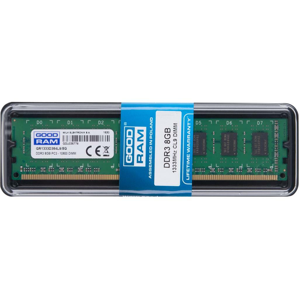 GOODRAM GR1333D364L9/8G 8GB DDR3 1333