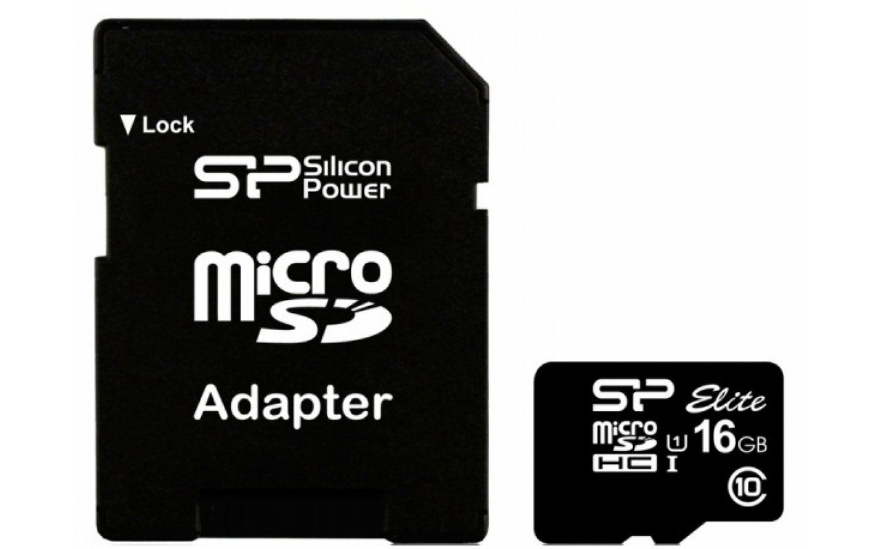 Silicon Power Elite microSDXC 16GB / SP016GBSTHBU1V10