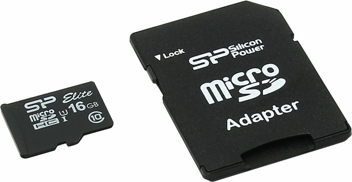 Silicon Power Elite microSDXC 16GB / SP016GBSTHBU1V10