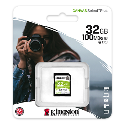 Kingston Canvas Select Plus SDS2/32GB / 32GB SDHC /