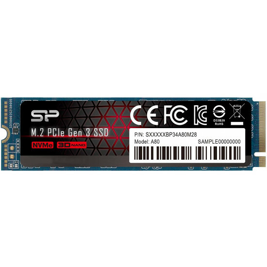 Silicon Power A80 / M.2 NVMe 512GB / SP512GBP34A80M28