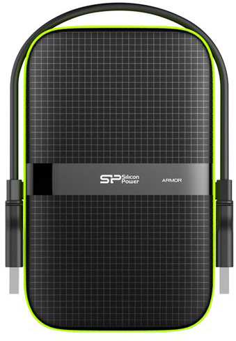 Silicon Power Armor A60 / 1.0TB 2.5 External HDD / SP010TBPHDA60S3 Black