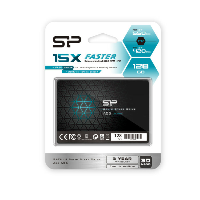 Silicon Power Ace A55 SP128GBSS3A55S25 2.5" SSD 128GB
