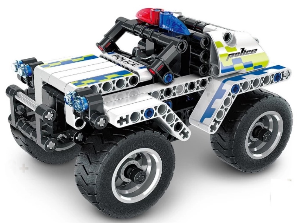 XTech 5805 Bricks: Pull Back Police Car