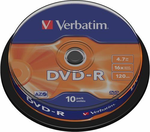 Verbatim DataLifePlus DVD-R AZO 4.7GB 16X MATT SILVER SURFAC x10 / 43523
