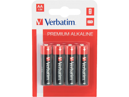 Verbatim Alcaline Battery AA x4 / 49921