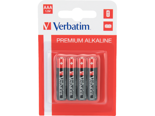 Verbatim Alcaline Battery AAA x4 / 49920