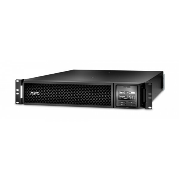 APC Smart-UPS RM SRT 3000VA / 2700Watts / LCD / Network Card / SRT3000RMXLI-NC / Black