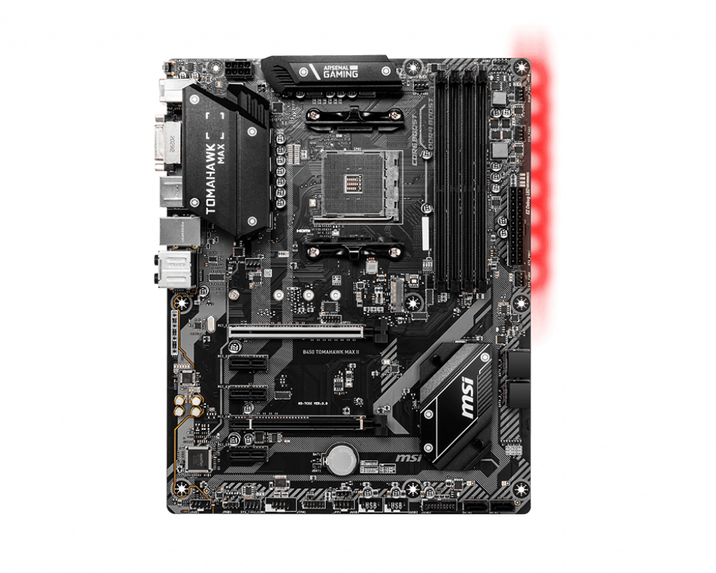 MSI B450 TOMAHAWK MAX II ATX Socket AM4 Dual 4xDDR4-4133