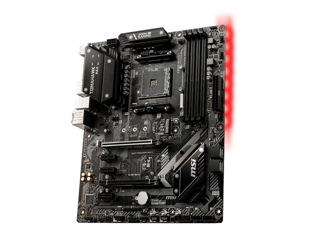 MSI B450 TOMAHAWK MAX II ATX Socket AM4 Dual 4xDDR4-4133