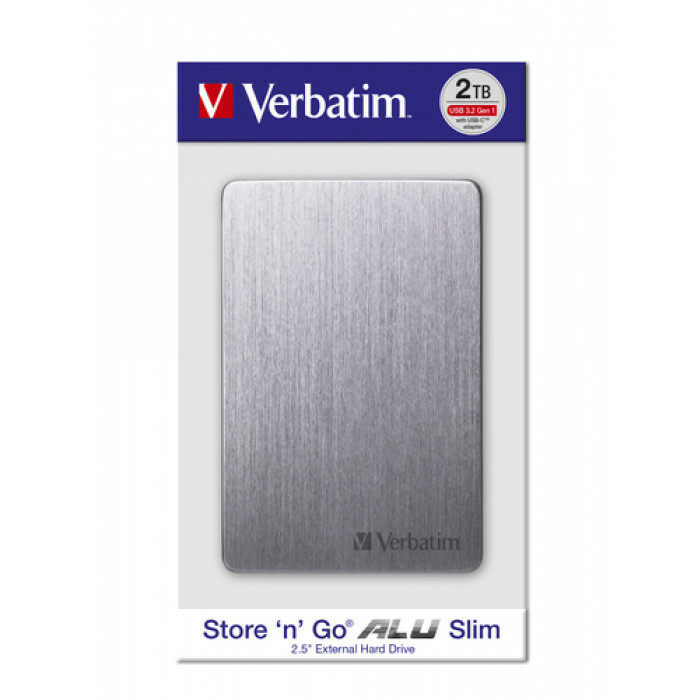 Verbatim Store 'n' Go ALU Slim 2.5" External HDD 2.0TB 53665 /