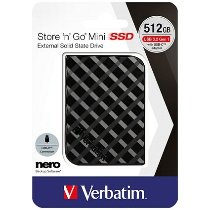 Verbatim Store 'n' Go Mini SSD 2.5" External 512GB 53236 / Black