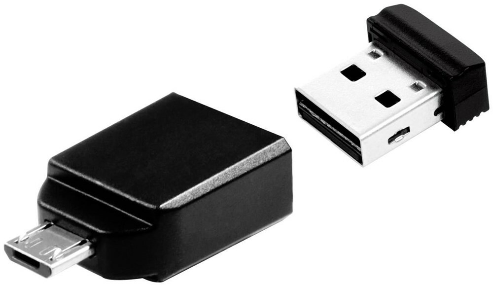 Verbatim NANO USB with Micro USB 64GB 49329 / Black