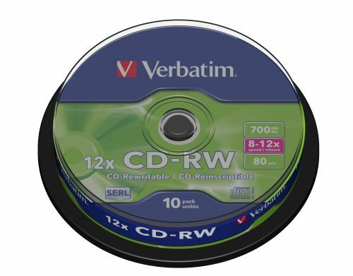 Verbatim DataLifePlus CD-RW SERL 700MB 43480