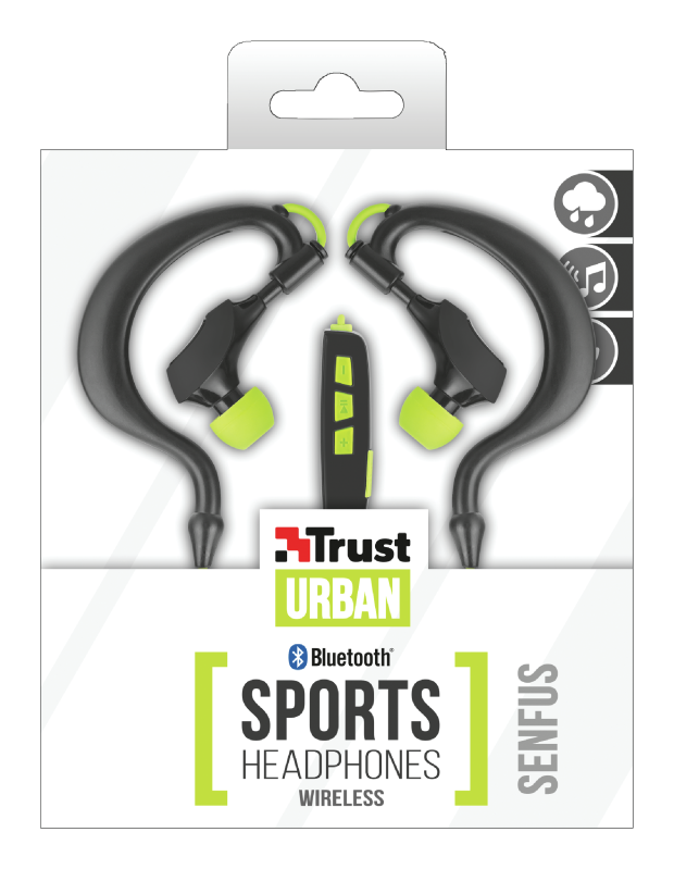 Trust Senfus Bluetooth Wireless Sports Earphones