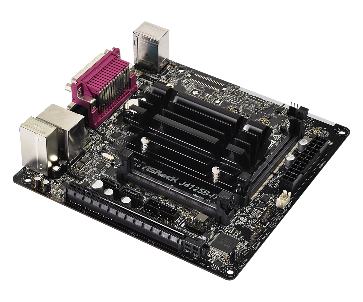 ASRock J4125B-ITX / Celeron Quad-Core J4125 / 2xDDR4 SO-DIMM /
