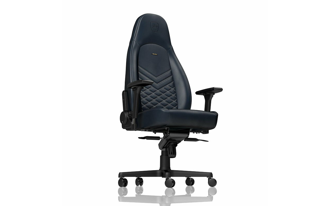 noblechairs Icon NBL-ICN-RL-MBG Midnight Blue Real Leather