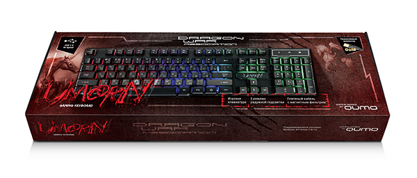 Buy Qumo Unicorn K01 / Gaming Keyboard — in the best online store of  Moldova. Nanoteh.md is always original goods and official warranty at an  affordable price!