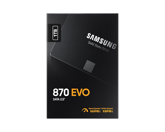 Samsung 870 EVO 1.0TB 2.5 SATA SSD / MZ-77E1T0B