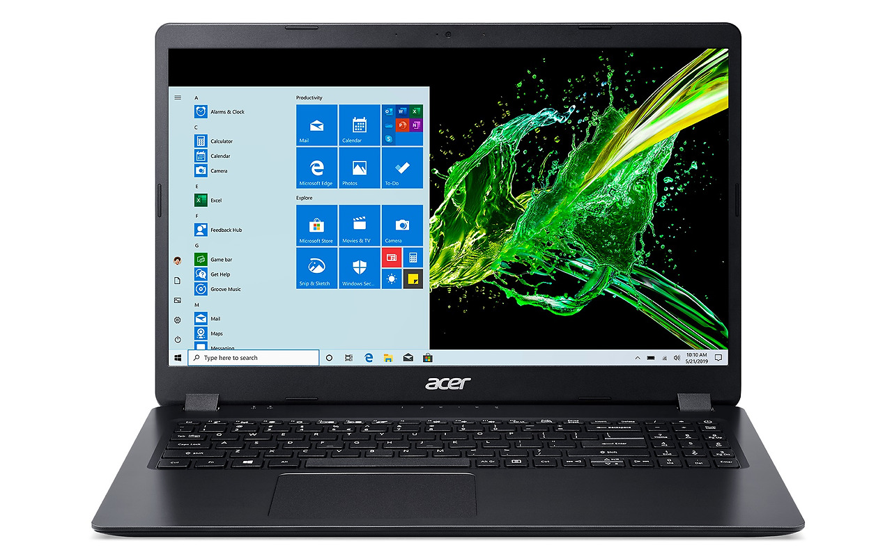 ACER Aspire A315-56-34F8 / 15.6" FullHD / Intel Core i3-1005G1 / 4GB DDR4 / 1.0TB HDD / Linux / NX.HS5EU.012 /
