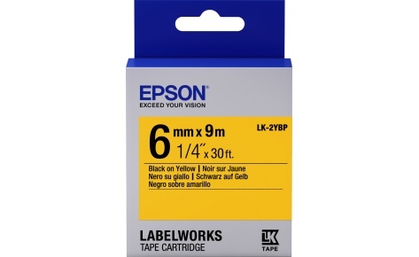 Epson C53S652002 / LK-2YBP / 6mm / 9m