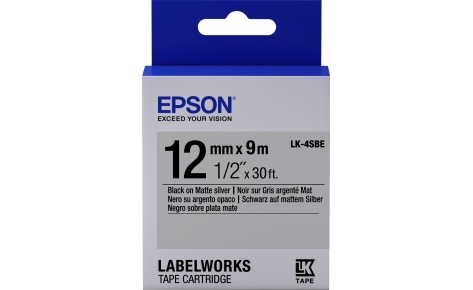 Epson C53S654017 Tape Cartridge LK4SBE 12mm / 9m