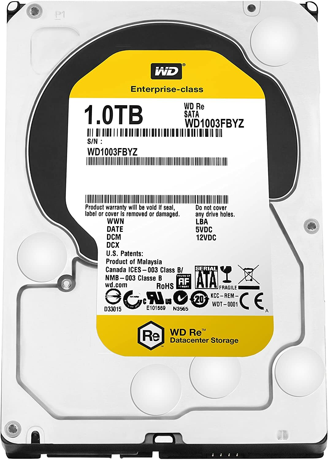 WesternDigital Enterprise Class Gold WD1003FBYZ / 	3.5" HDD 1.0TB