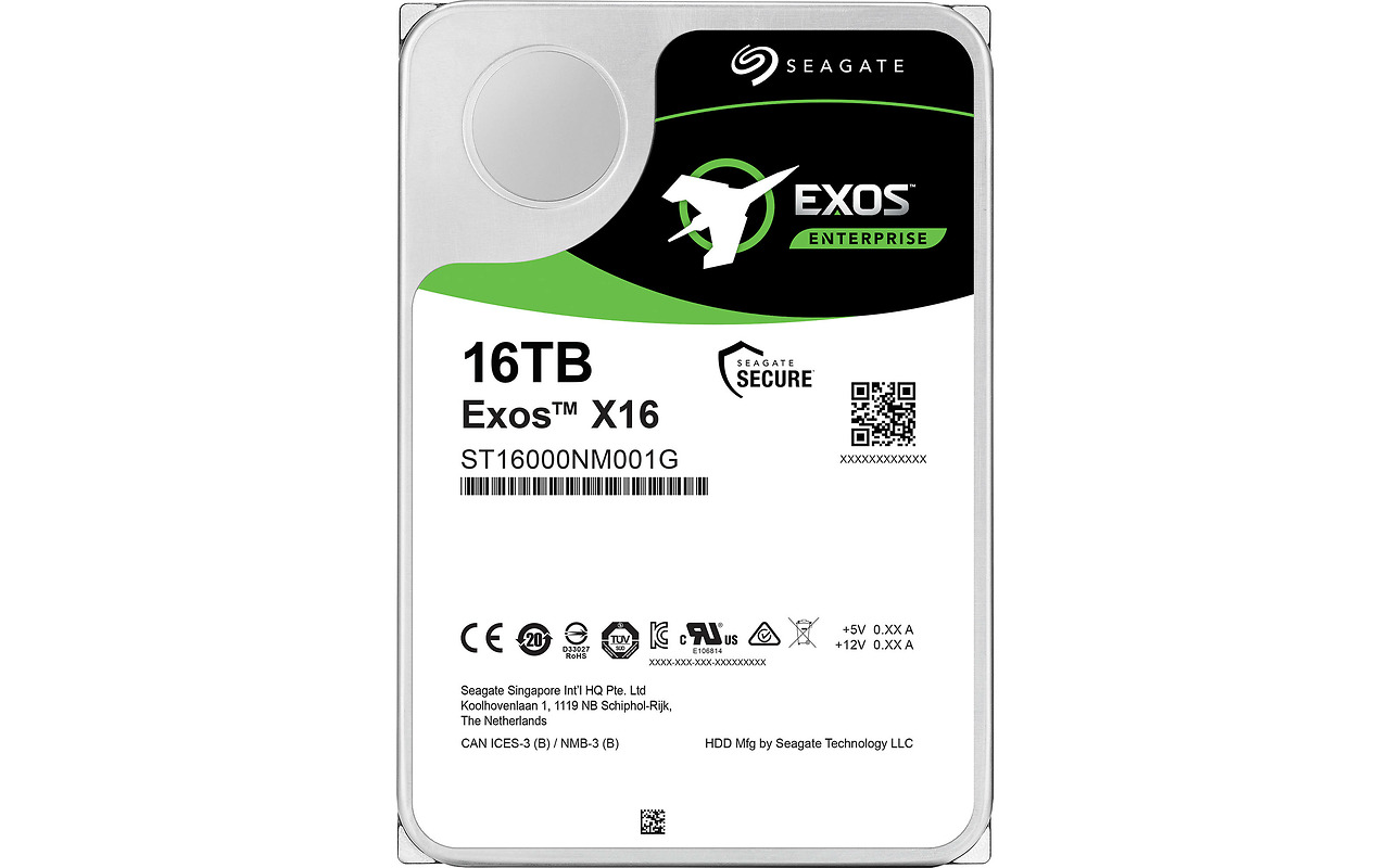 Seagate Server Exos X16 Enterprise ST16000NM001G / 3.5" HDD 16.0TB