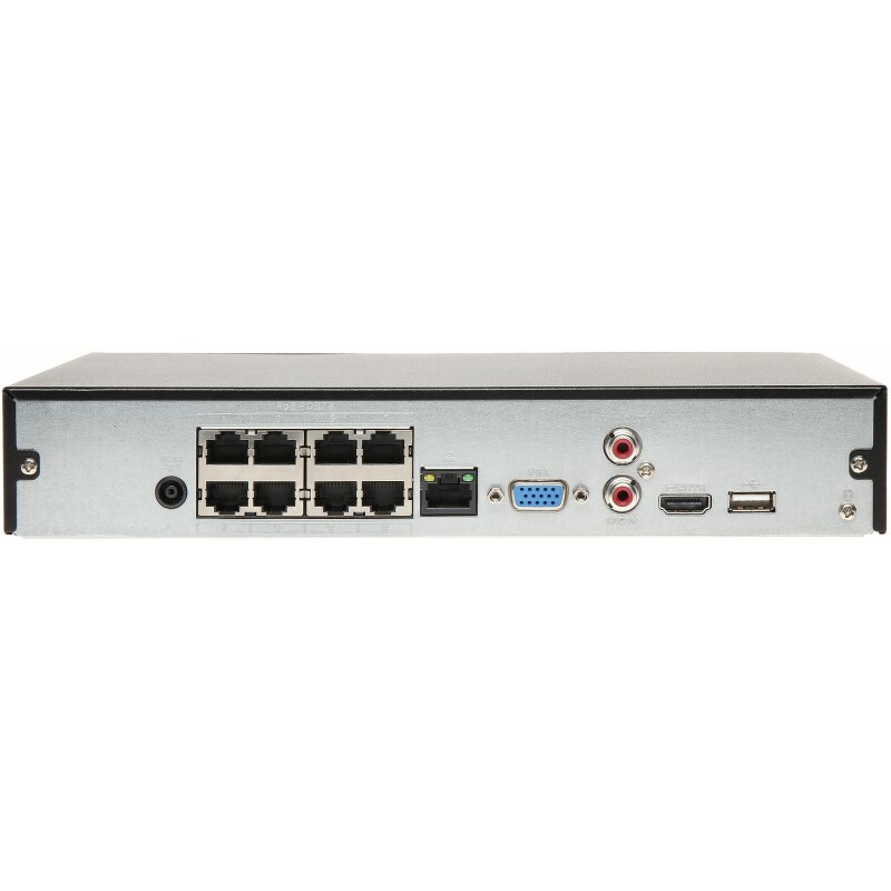Dahua DHI-NVR2108HS-8P-4KS2 / 8-ch 1x SATA 8x PoE