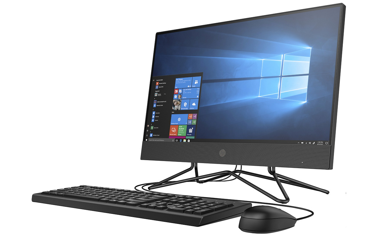 HP 200 G4 / 21.5" FullHD / Intel Core i5-10210U / 8GB DDR4 / 256GB SSD / DOS / 1C7L9ES Black