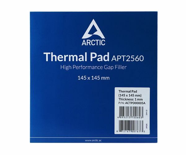 Arctic High Performance Thermal Pad APT2560 / 145x145mmx0.5mm