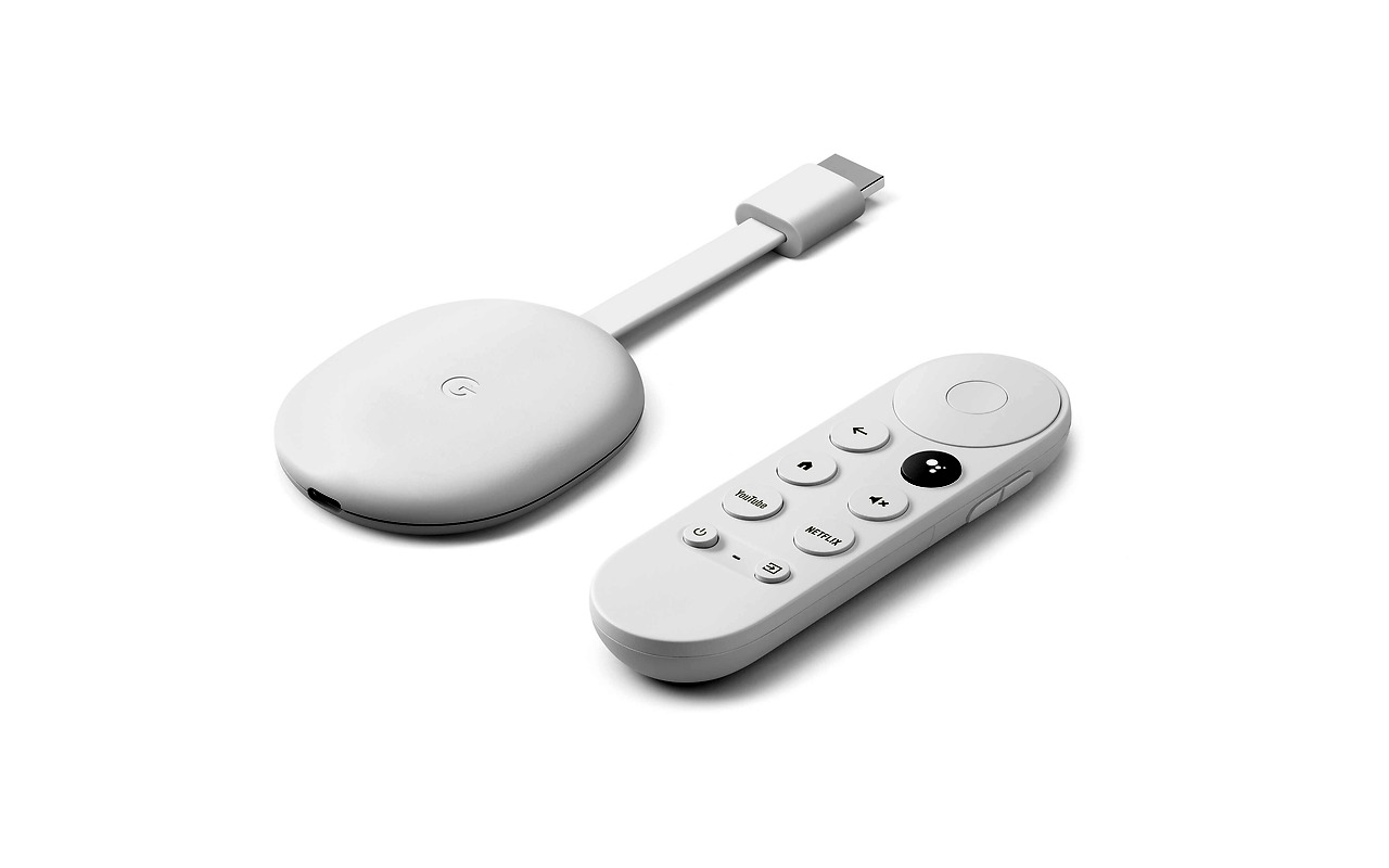 Google Chromecast With Google TV 4K White