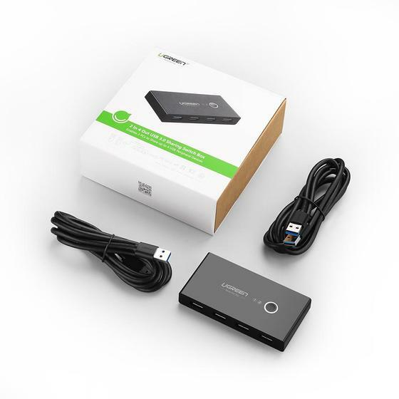 UGREEN UGR30768 / 2 In 4 Out USB 3.0 Sharing Switch Box