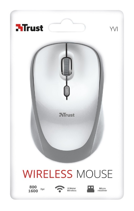 Trust Yvi Wireless Mouse / White