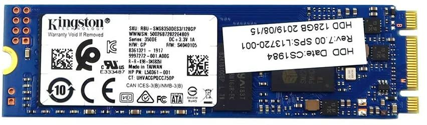Kingston SNS8350DES3/128GP / M.2 SATA SSD 128G