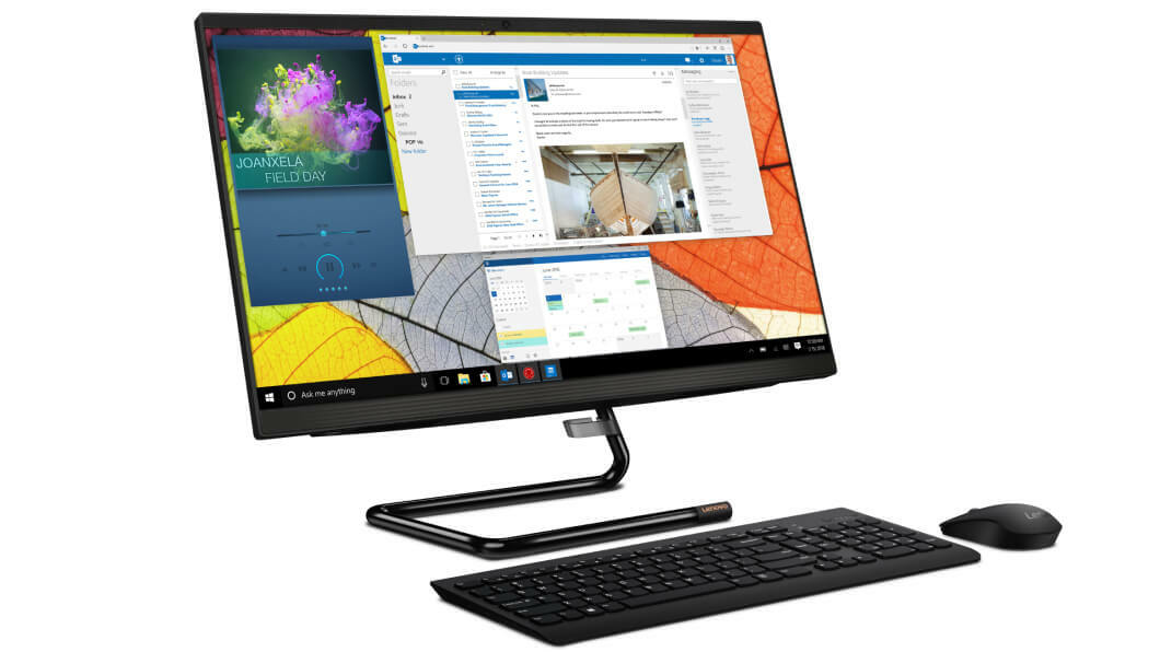 Lenovo IdeaCentre 3 24IIL5 / 23.8" FullHD IPS / Intel Core i3-1005G1 / 8GB DDR4 / 256GB NVMe / DOS / F0FR004CRK