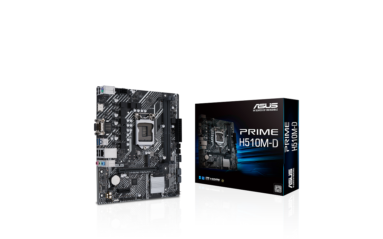 ASUS PRIME H510M-D / mATX LGA1200 Dual DDR4 3200MHz
