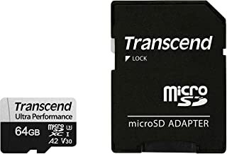 Transcend TS64GUSD340S / 64GB MicroSD + SD Adapter