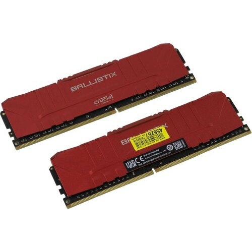Crucial Ballistix Red 16GB DDR4 2666MHz Dual-Channel Kit BL2K8G26C16U4R