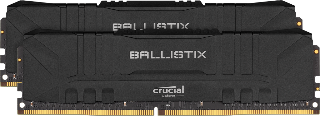 Crucial Ballistix Black 16GB DDR4 3200MHz Dual-Channel Kit / BL2K8G32C16U4B